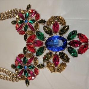 Statement multi necklace